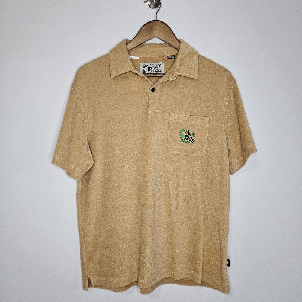 HOWLER BROTHERS Promotional 'Sample' Plusherman Terry Polo Medium